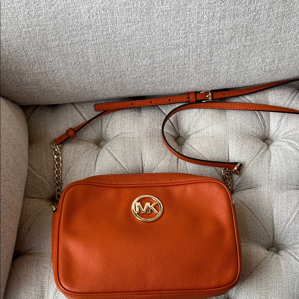 Michael Kors Tangerine Crossbody Bag